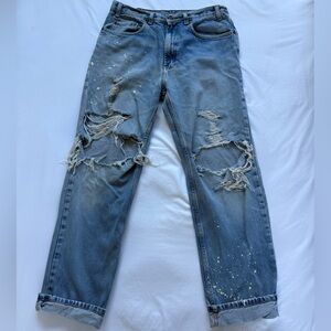 Levi's Women's Blue Boyfriend Jeans